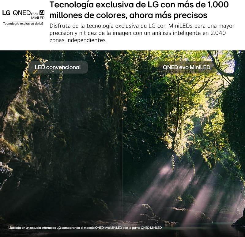 75QNED86B6B - Smart TV QNED EVO AI 75" 4K Sin Reflejos 94%, 2026