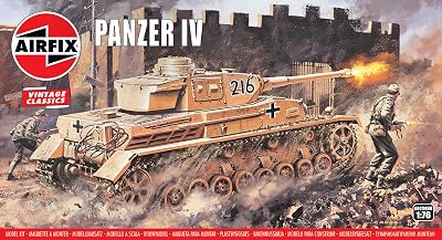 Airfix Vintage Classics Panzer IV 1:76 101pc A02308V Plastic Model Kit