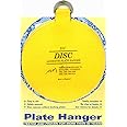 Flatirons Disc Adhesive Extra Large Plate Hanger Set (4-5.5 Inch Hangers)