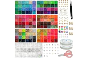 YMSDZHL 28000pcs Christmas Xmas Clay Bead for Bracelet Making Kit, 144 Colors Spacer Heishi Beads Flat Preppy Beads for Friendship Jewelry Making Polymer Clay Beads with Pendant Charms Kits