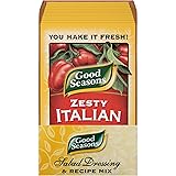 Good Seasons Zesty Italian Salad Dressing & Recipe Mix (0.6 oz Envelopes, Pack of 24)