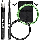 Bear KompleX Speed Jump Rope - Adjustable Tangle-Free Skipping Rope, Lightweight Handles, Smooth 360° Swivel Bearings, 2 Steel Cables, Free Carrying Case