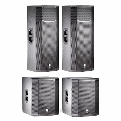 JBL PRX-418S Subwoofers PAIR Pa Package 