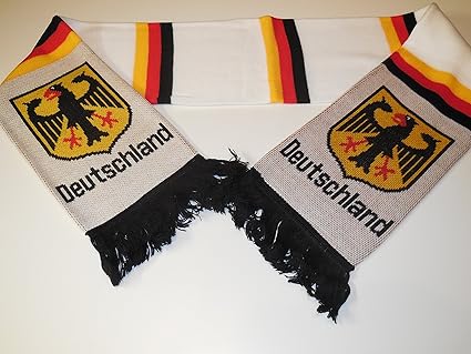 Deutschland Fußball Schal Deutschland Balkenschal weiß