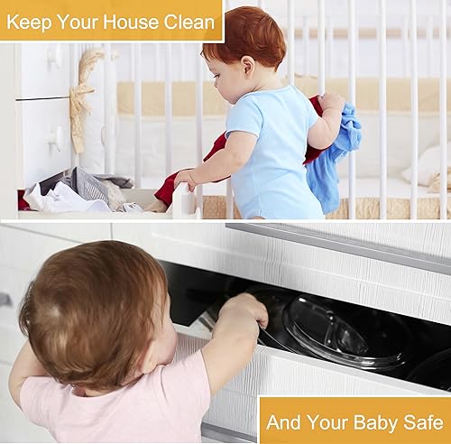 12 Pack Cabinet Locks Child Safety Baby Safety Cabinet Locks NO