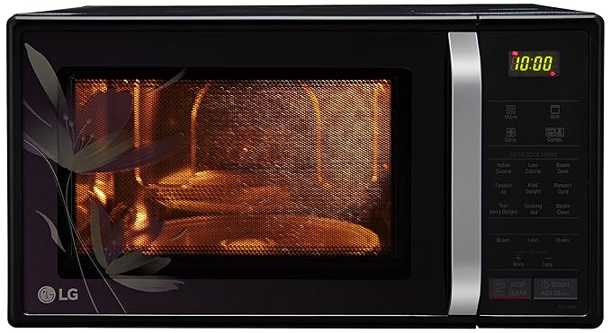 Lg 21 L Convection Microwave Oven Mc2146bp Black Amazon In