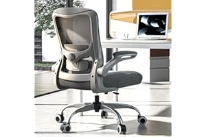 Ergonomic Office Chair - High Back Desk Chair with Adjustable Lumbar Support, Breathable Mesh Back, 330LBS Capacity, Easy Ass