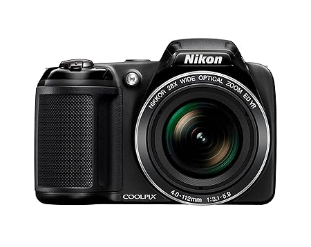 Nikon Coolpix L340 Digitalkamera (20,2 Megapixel, 28-Fach Opt. Zoom, 7,6 cm (3 Zoll) LCD-Display, USB 2.0, bildstabilisiert) 
