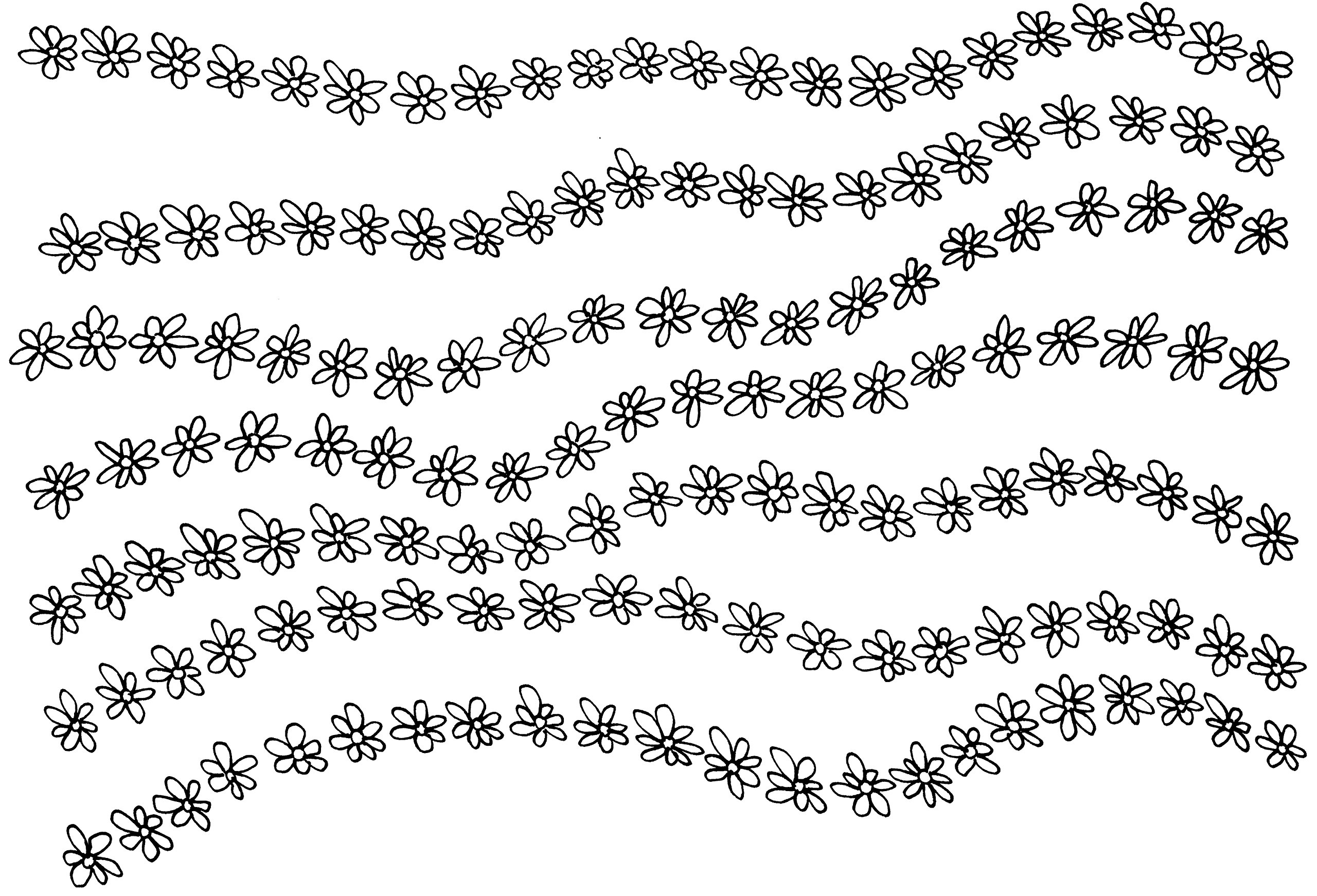 Sweet Dixie "Daisy Chain Background" Clear Stamp