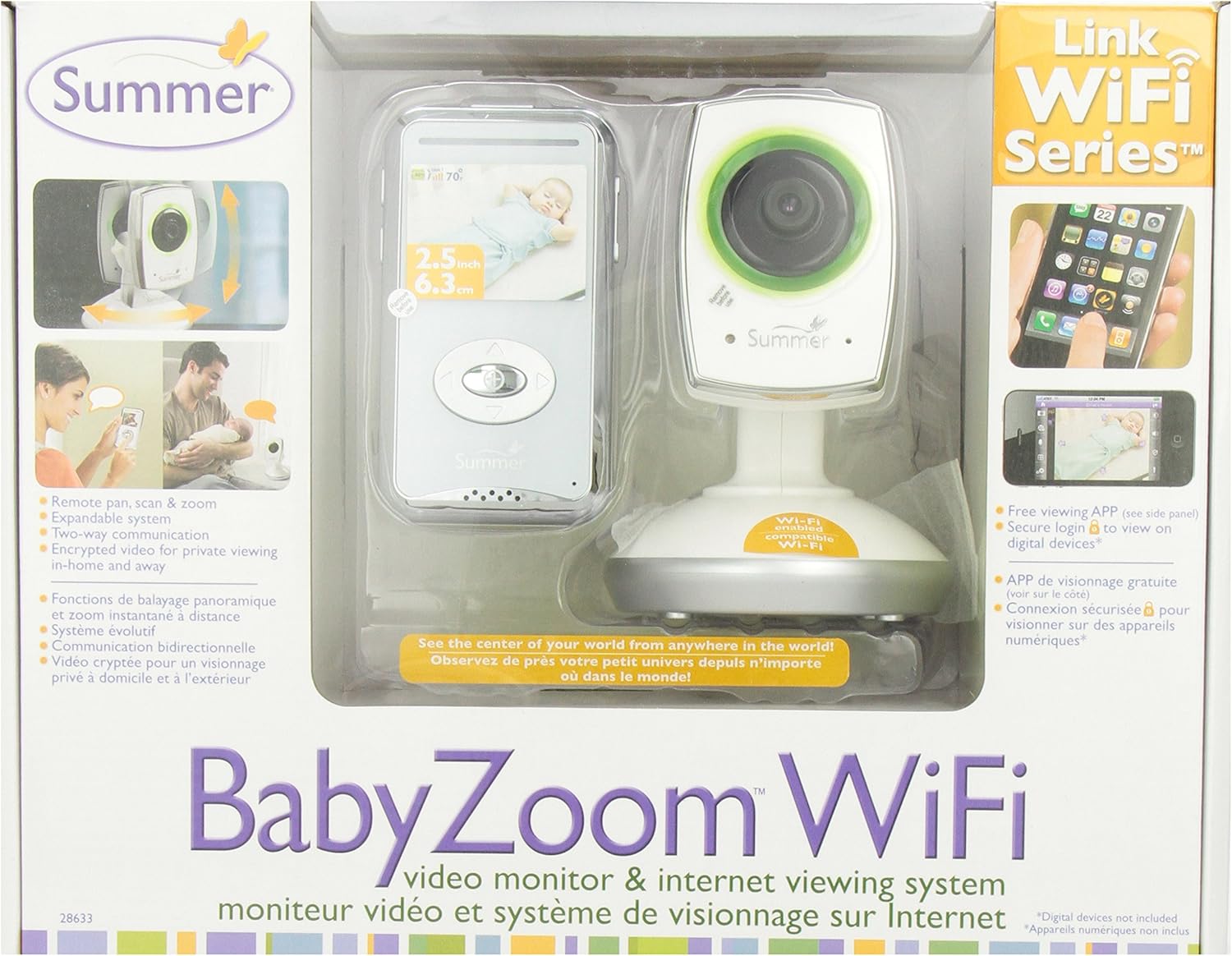 Summer Infant Baby Zoom Wifi Video Monitor And Internet Viewing System Amazon Ca Baby