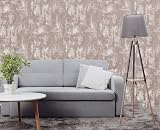 Arthouse Stone Texture Wallpaper Blush Pink Rose Gold Feature Wall 10m x 0.53m view 4