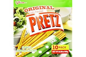 Glico Pretz Original Baked Snack Sticks, 6.35 Ounce