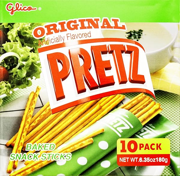 GLICO PRETZ ORIGINAL BAKED SNACK STICKS, 6.35 OUNCE