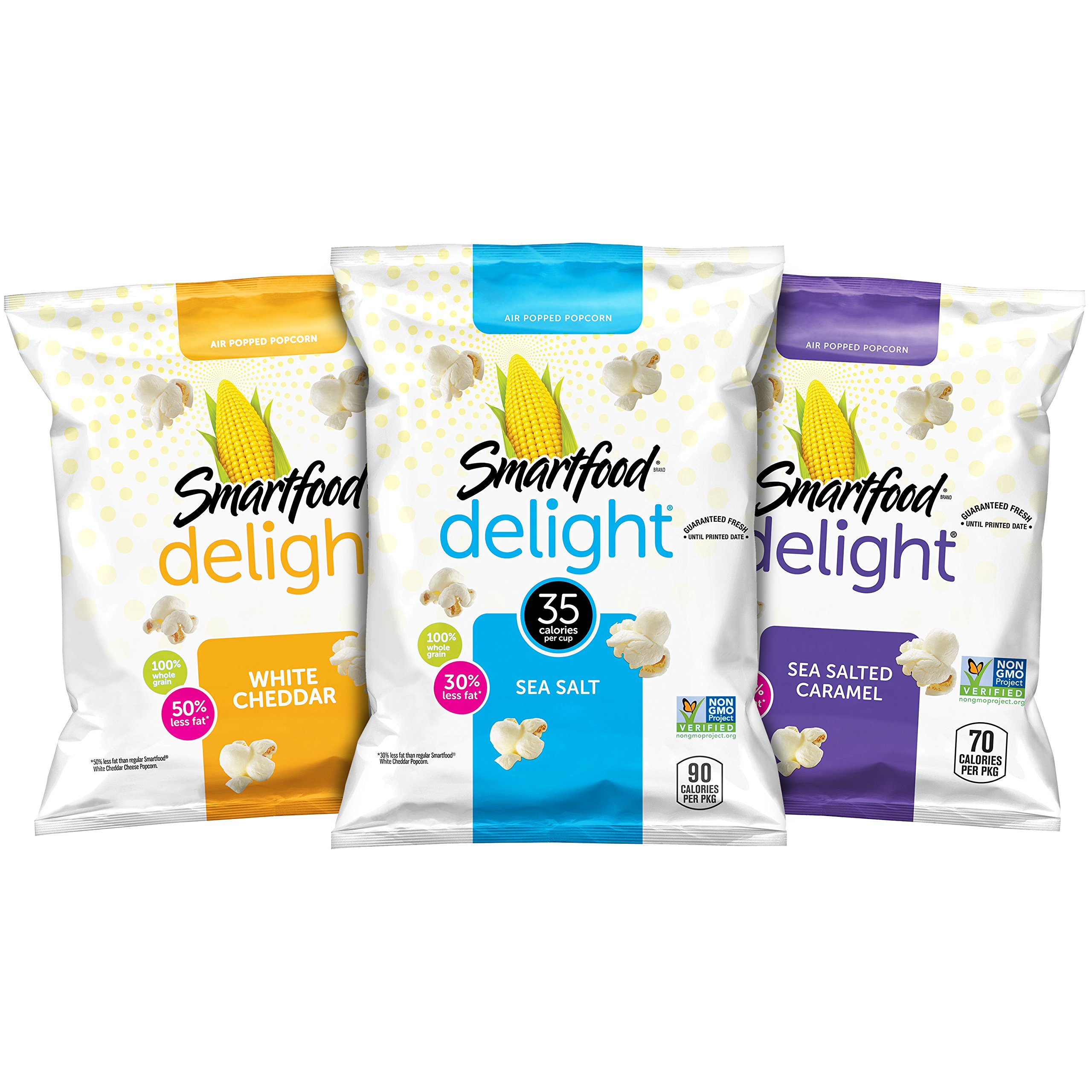 Smartfood Delight White Cheddar Flavored Popcorn, 40 Count