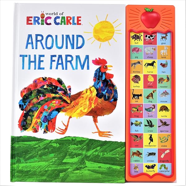 Eric Carle: Around the Farm Sound Book: ERIC CARLE: 9781503763838