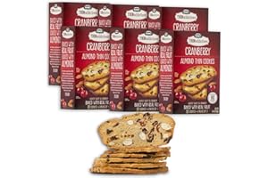 Thin Addictives Cranberry Almond Thins, 4.4 Ounce - 6 per pack -- 6 packs per case.