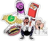 Post Malone Sticker Set - Water bottle Stickers