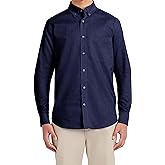 Nautica Young Men's School Uniform Long Sleeve Performance Oxford Button-Down Shirt