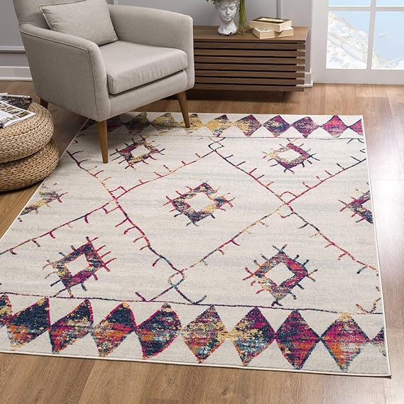 Rug Branch Savannah Modern Area Rug (4x6 feet) Abstract 3'9" x 5'6
