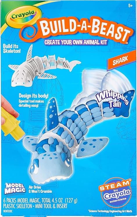 Amazon | Crayola Build A Beast Shark 