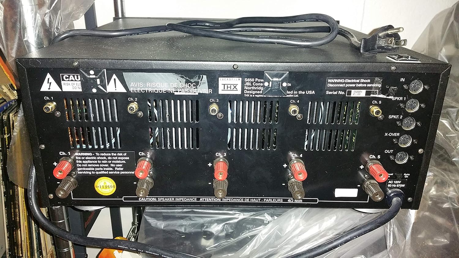 jbl synthesis amplifier