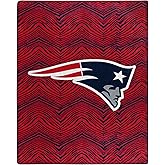 Zubaz by Northwest NFL Zubified Raschel Throw Blanket 50 X 60, New England Patriots