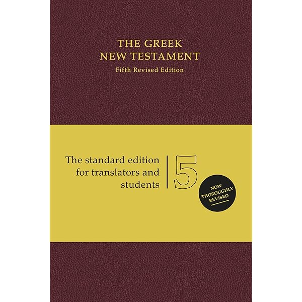 UBS5 Greek New Testament with Concise Greek-English