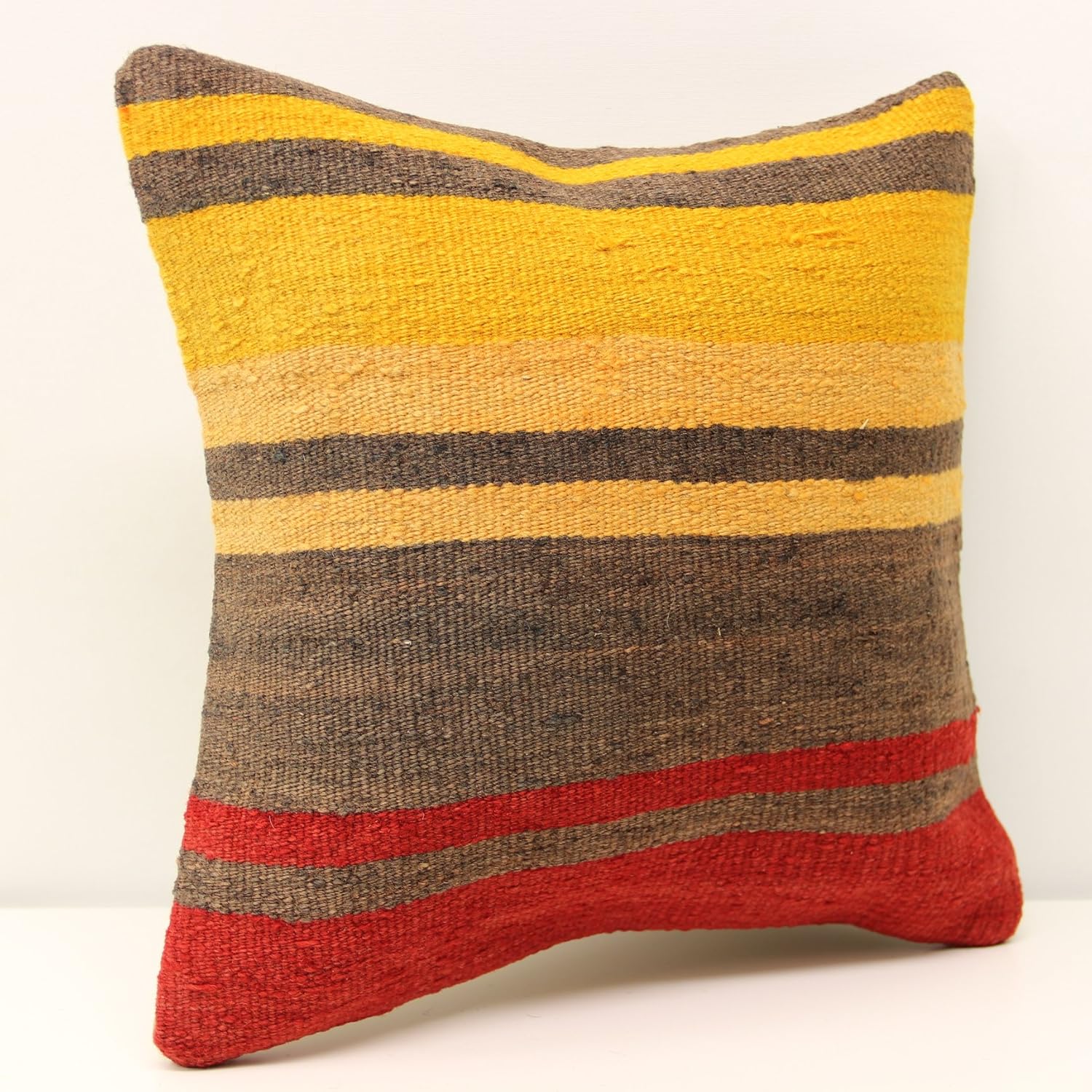 Decorative kilim pillow cover 14x14 Inch (35x35 cm