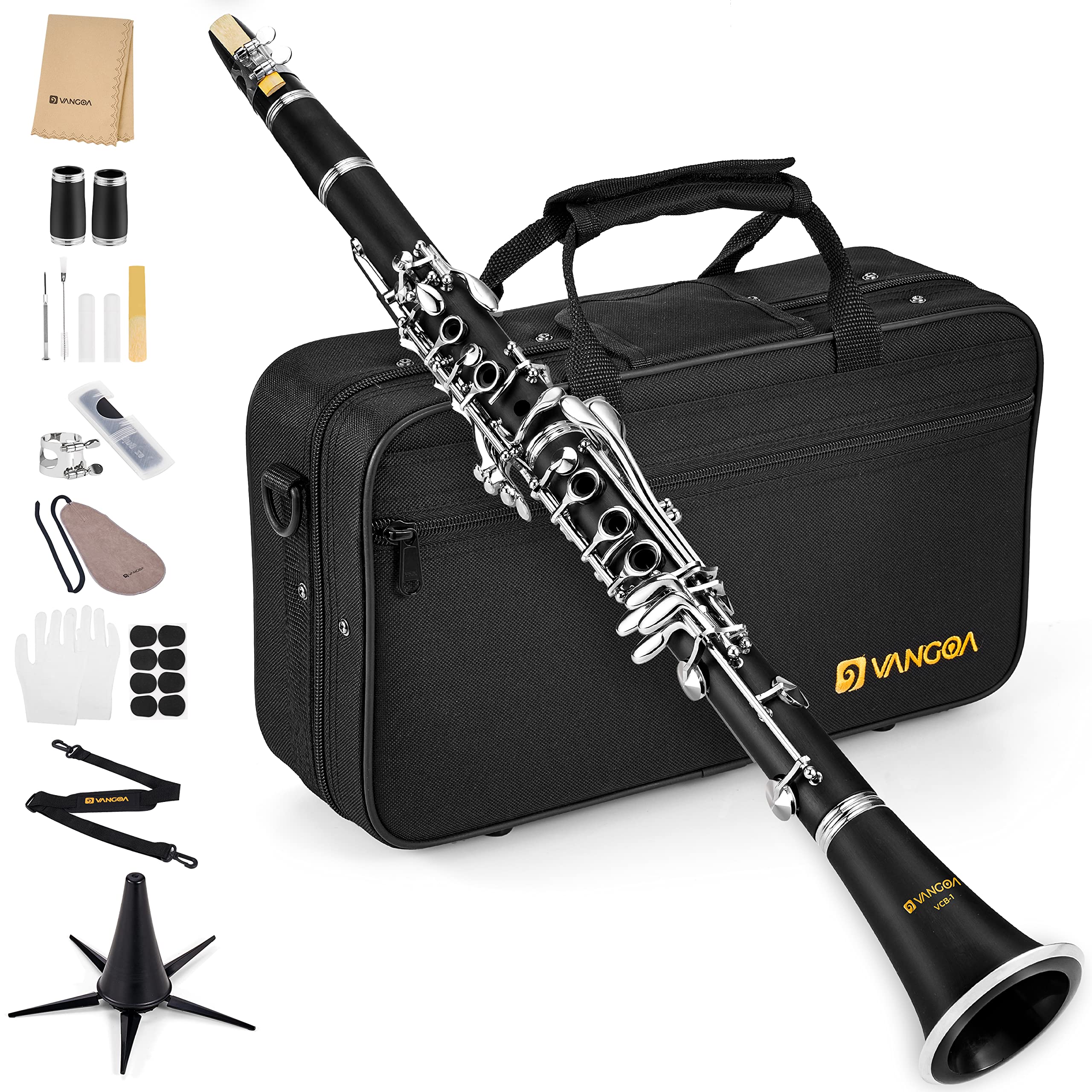 Vangoa Bb Clarinet, B Flat Beginner Student