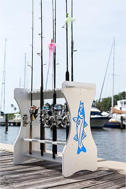 engraved fishing pole