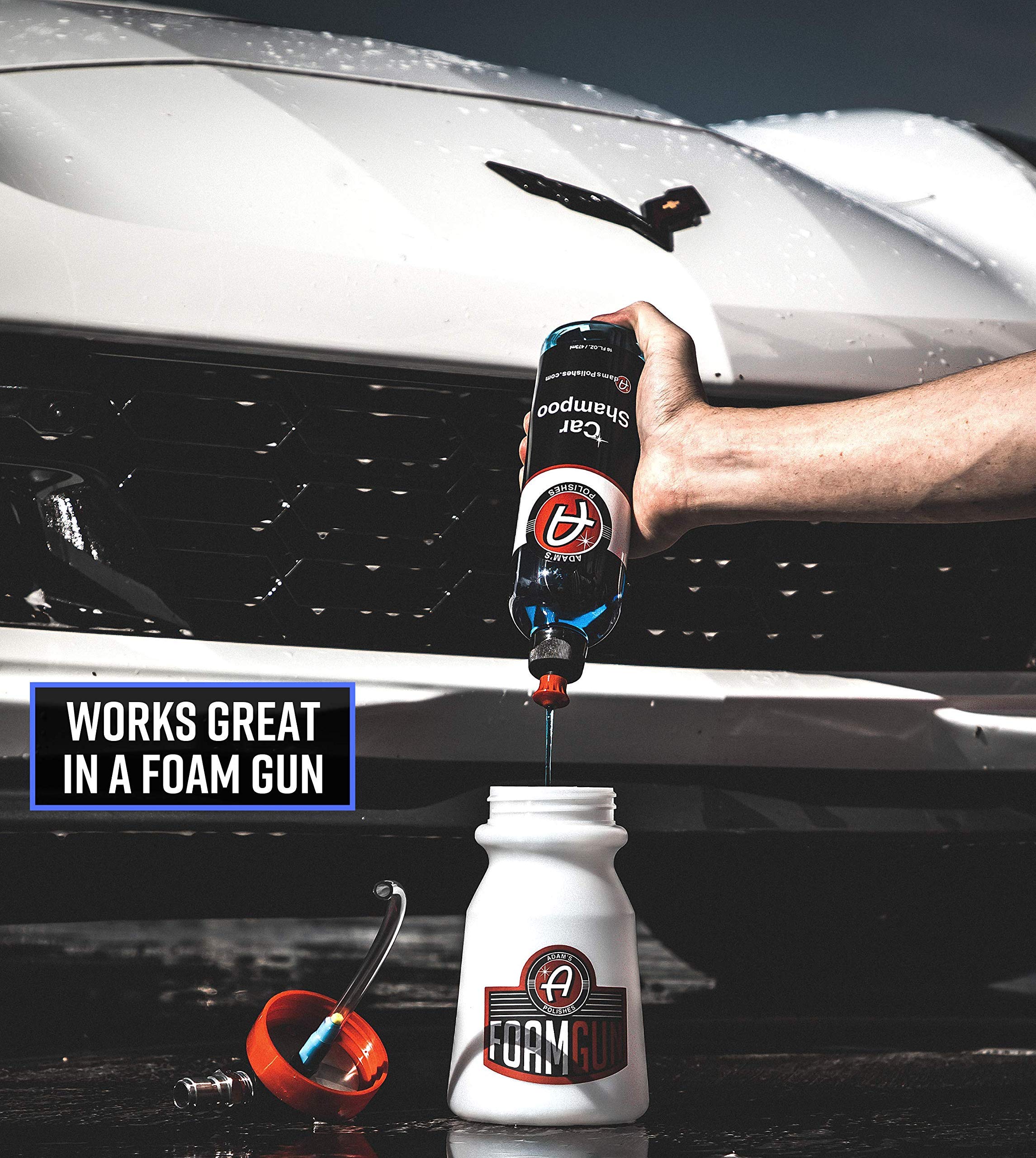 Adam’s Car Wash Shampoo (Gallon) pH Auto Detailing & Cleaning Wash