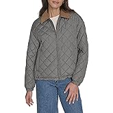 Levi's Women's Diamond Quilted Jacket With Corduroy Collar