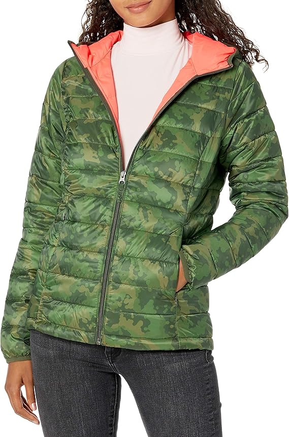 Amazon Essentials Women's Lightweight WaterResistant Packable Hooded