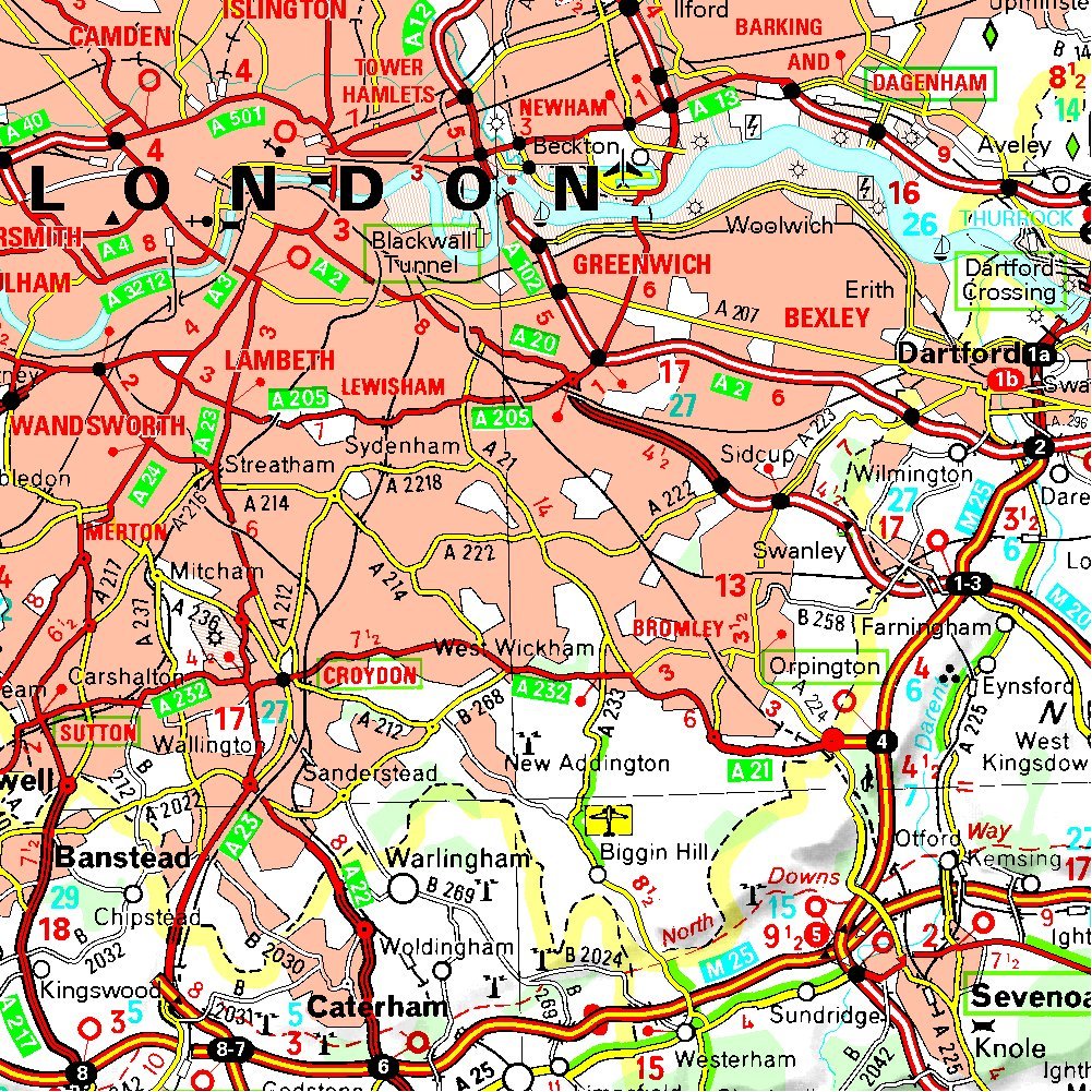 Amazon Fr Carte Angleterre Sud Est Midlands Est Anglie Michelin Michelin Livres
