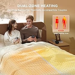 Bedsure Electric Blanket King Size - Dual Control