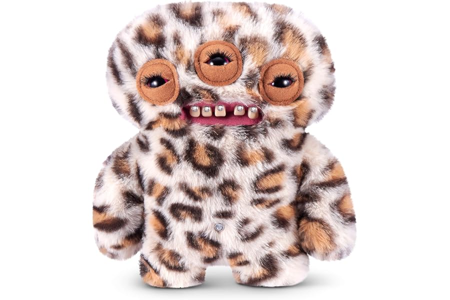 Fuggler Baddies Fuggs 9 Inch (Annoyed Alien) by ZURU | Funny Ugly Monster with signature teeth; soft & huggable collectible plush; for fans & collectors; gift for tweens & teens