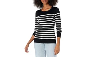 �鶹�� Essentials Womens Long-Sleeve Lightweight Crewneck Sweater (Available in Plus Size)