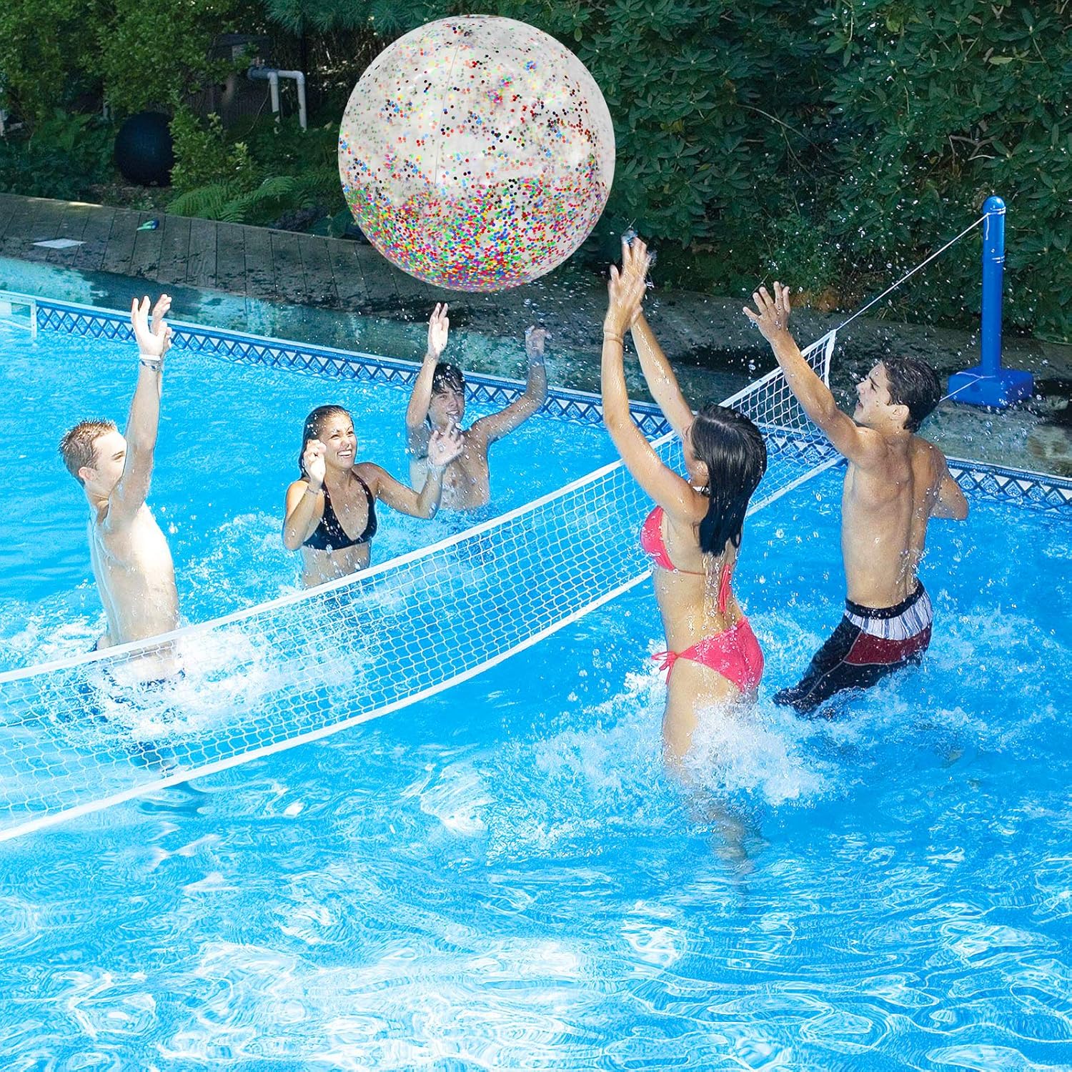 Colorful Jinsey Glitter Beach Ball With Confetti Glitters Inflatable Beach Ball Confetti 24 Inches Beach Balls Bulk Outdoor Beach Pool Toys For Adults Kids Beach Balls Balls Fcteutonia05 De