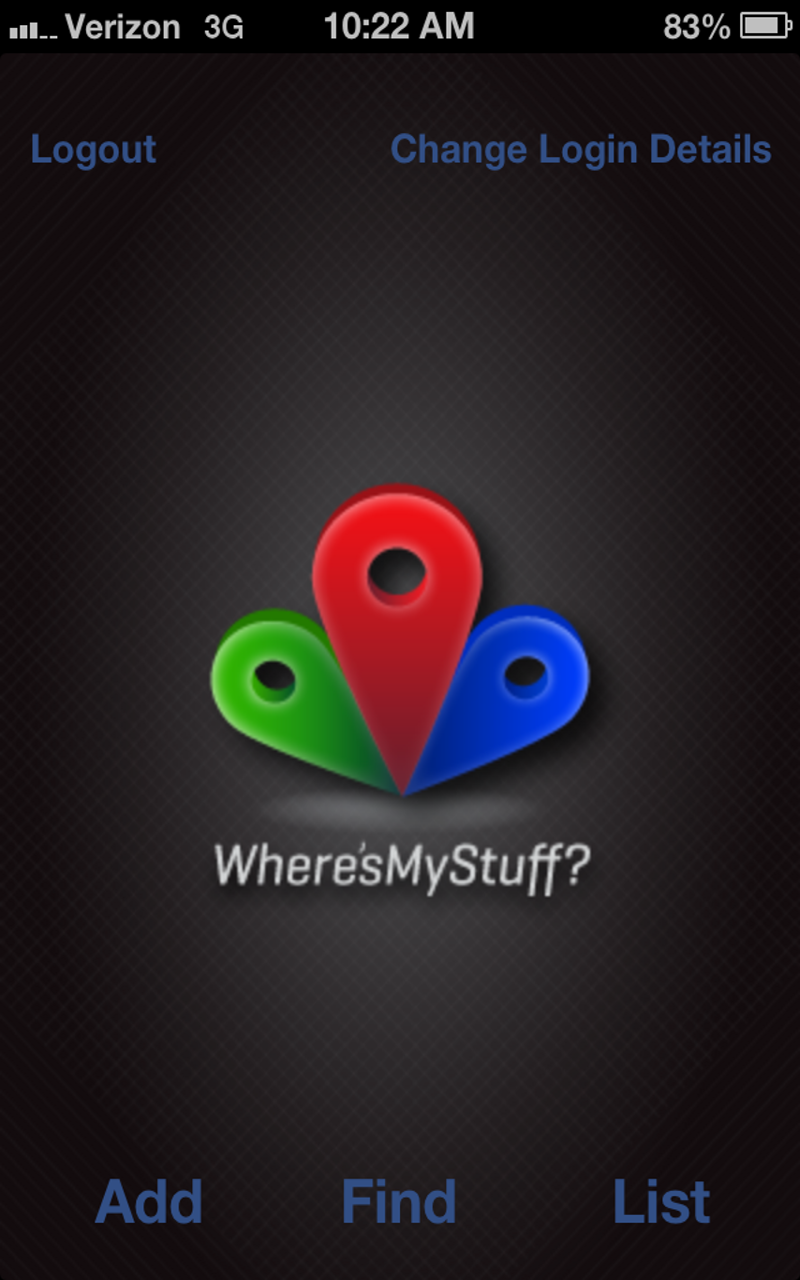 Where's My Stuff? Apps & Games