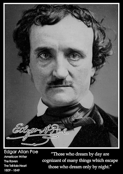 Edgar Allan Poe Citation Poster Format 42 X 59 4 Cm Amazon Fr Fournitures De Bureau