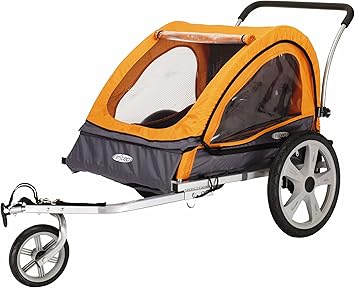 instep quick n ez 10 double bike trailer and stroller