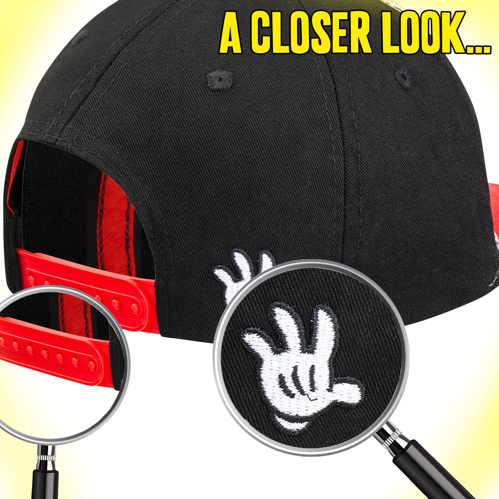 Disney Mickey Mouse Comics Baseball Cap - Size Junior Ages 12-17 Years - Adjustable - 100% Cotton