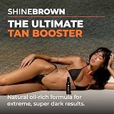 BYROKKO Shine Brown Tanning Oil 150ml XXL Accelerator Natural Sunbed Indoor view 2