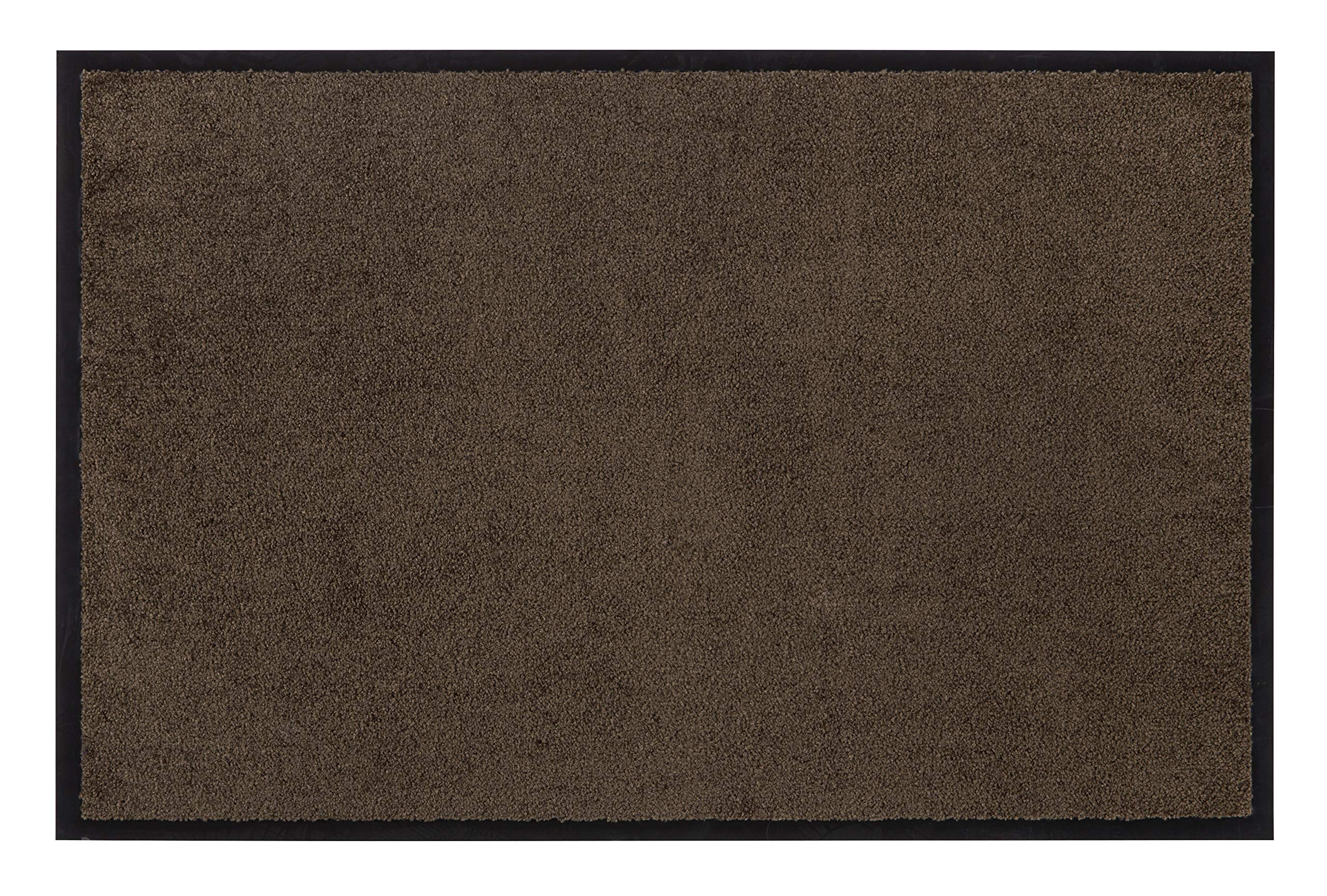 andiamo Dirt Trapper Mat for Entrance Area, Indoor and Outdoor Doormat, Floor Mat, Polyamide, brown, 60x90cm