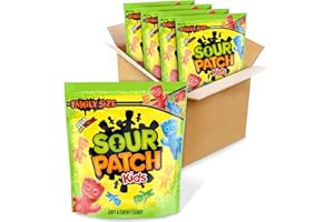 OREO SOUR PATCH KIDS Soft & Chewy Candy, Family Size, 4 - 1.8 lb Bags