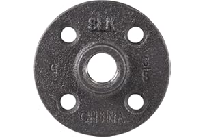 LDR INDUSTRIES LDR 310 F-38 Floor Flange, Black, 3/8-Inch