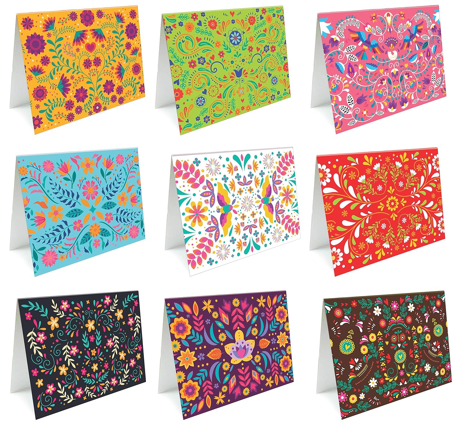 SVM CRAFT Mini Blank Cards with Envelopes All Occasion 18 Different 3