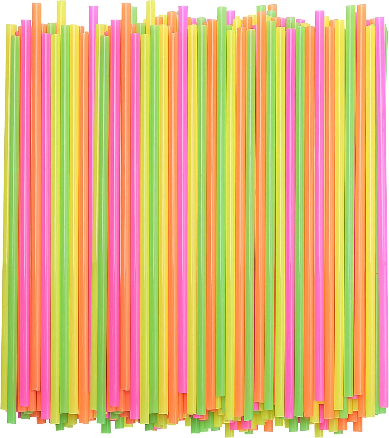 Disposable Drinking Straws - 7 3/4 Inches Long - Standard Size (Clear, 250): Health & Personal Care