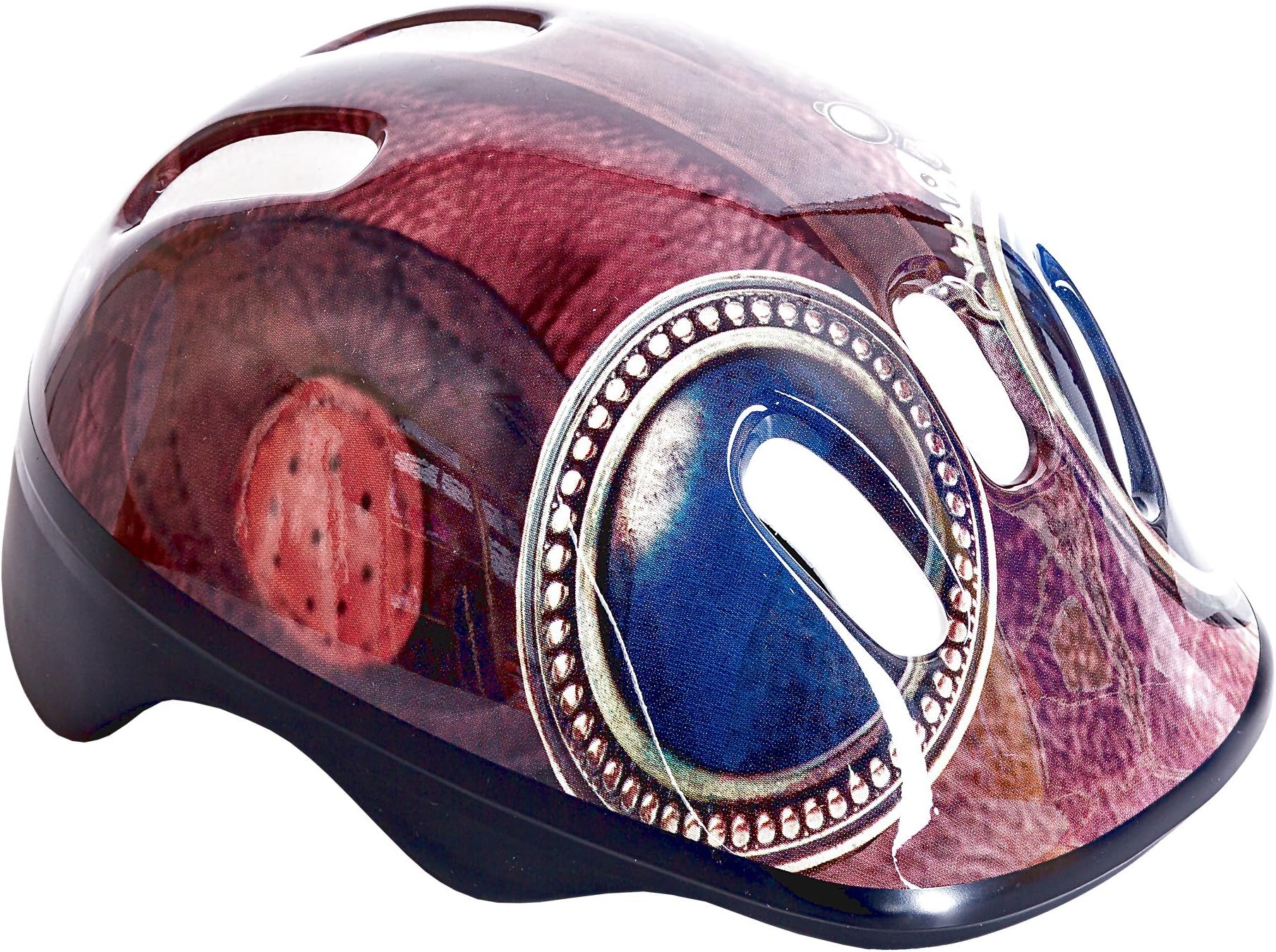 Spokey Kids' AVIATOR Headlock Helmet, Multi-Colour, 49-56 cm