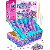 PURPLE LADYBUG Jewelry Box Craft for Girls 8-12 6-8 - Easter Gifts for Kids & Birthday Gift for 7 8 9 10 11 12 Year Old Girl, Fun Mosaic Arts and Crafts for Kids Ages 8-12, Girls Toys 8-10